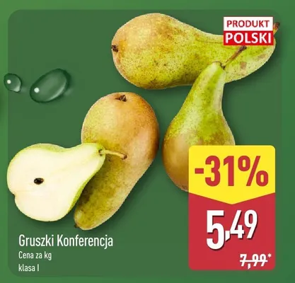 Gruszki Konferencja klasa I Aldi promocja w Aldi