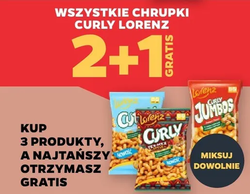Chrupki Curly promocja w Netto