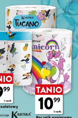 Ręcznik papierowy Kartika Unicorn promocja w Intermarche