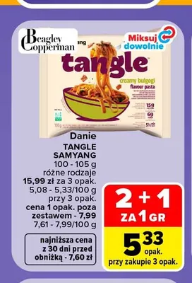 Danie Tangle Samyang promocja w Carrefour
