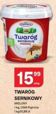 Twaróg sernikowy mielony promocja w Chorten
