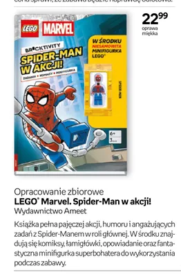 Książka LEGO Marvel Spider-Man w akcji! promocja w Empik
