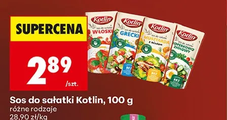 Sos do sałatki różne rodzaje promocja w Biedronka