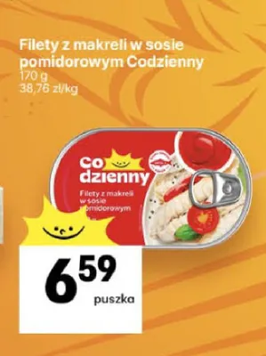 Filety z makreli w sosie pomidorowym Codzienny promocja w Delikatesy Centrum