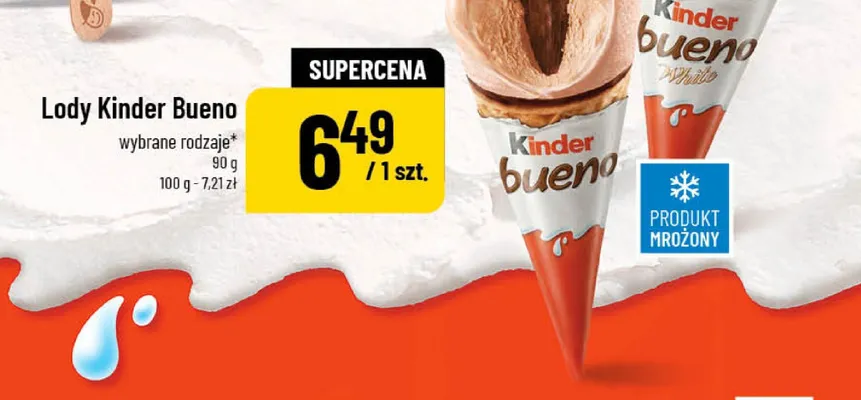 Lody Kinder Bueno promocja w POLOmarket