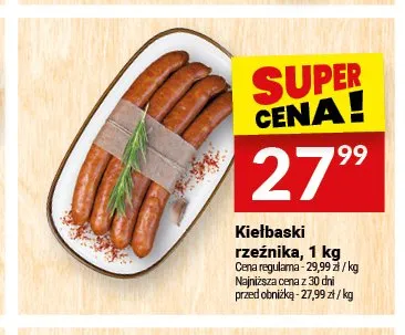 Kiełbaski rzeźnika promocja w Twój Market