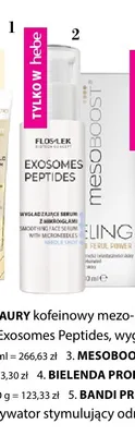 Wygładzające serum do twarzy z mikroigłami Exosomes Peptides Floslek promocja w Hebe