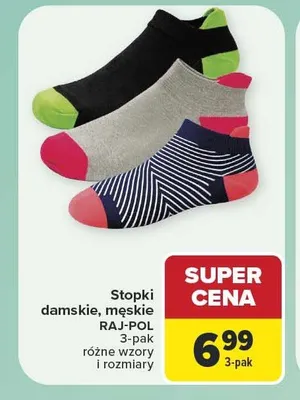 Stopki damskie RAJ-POL 3-pak promocja w Carrefour