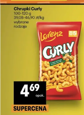 Chrupki Curly Peanut Classic promocja w Delikatesy Centrum