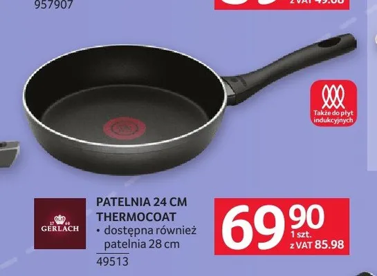 Patelnia Gerlach Thermocoat 24 cm promocja w Selgros