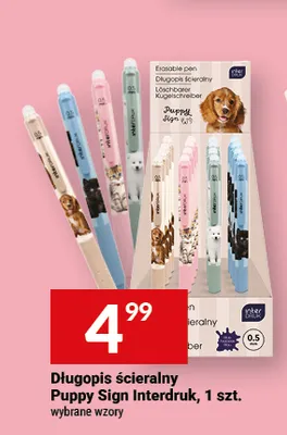 Długopis ścieralny Puppy Sign Interdruk promocja w Twój Market
