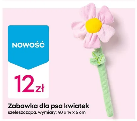 Zabawka dla psa kwiatek szeleszcząca promocja w Pepco