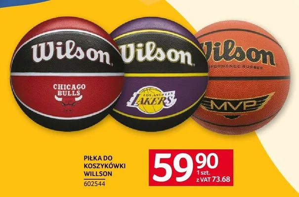 Piłka do koszykówki WILLSON promocja w Selgros
