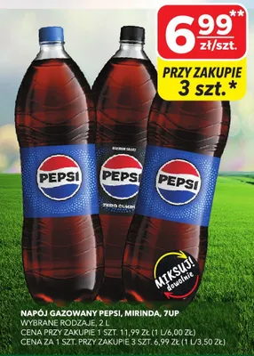 Napój gazowany Pepsi Zero Cukru promocja w Top Market