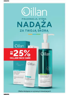 Kosmetyki do twarzy Oillan Face Care promocja w Ziko Dermo