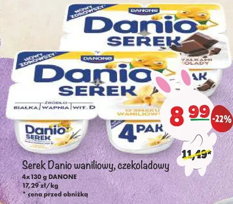 Serek waniliowy, czekoladowy promocja w Arhelan