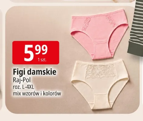 Figi damskie Raj-Pol promocja w Leclerc