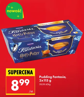 Pudding Fantasia 2-pak Danone promocja w Biedronka
