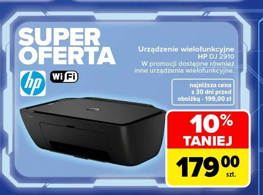 Urządzenie wielofunkcyjne Hp Dj 2910 promocja w Carrefour