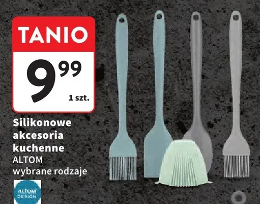 Silikonowe akcesoria kuchenne wybrane rodzaje promocja w Intermarche