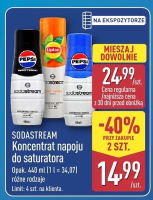 Koncentrat napoju do saturatora promocja w Aldi