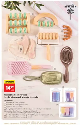 Buteleczki silikonowe 3-pak Omnia Botanica promocja w Biedronka