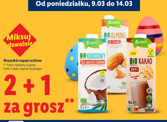 Napój roślinny kakaowy owies promocja w Lidl