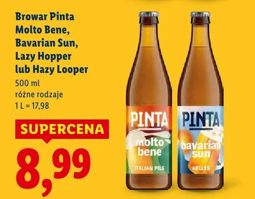 Piwo kraftowe Hazy Looper promocja w Lidl