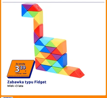 Zabawka typu Fidget promocja w Action