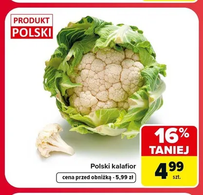 Kalafior polski promocja w Carrefour Market