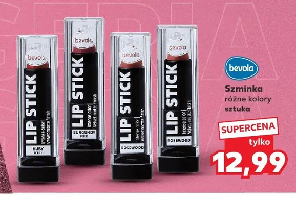Szminka bevola Ruby Red promocja w Kaufland