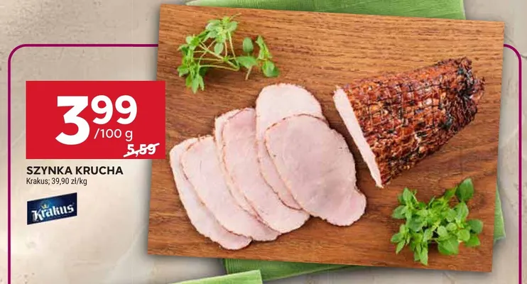 Szynka krucha Krakus promocja w Stokrotka