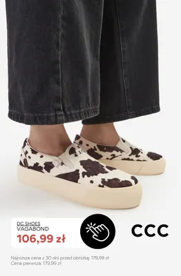 Buty slip-on DC Shoes Vagabond promocja w CCC