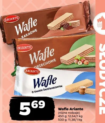 Wafle (różne rodzaje) promocja w Netto