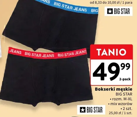 Bokserki męskie promocja w Intermarche