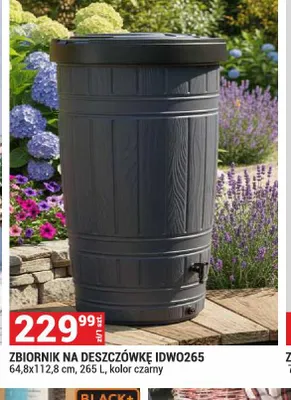 Zbiornik na deszczówkę IDWO265 265 l promocja w Merkury Market