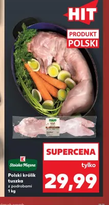 Polski królik tuszka z podrobami Stoisko Mięsne promocja w Kaufland