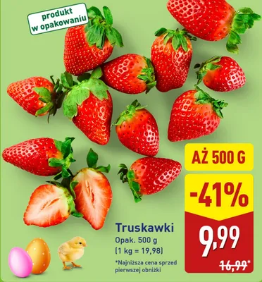 Truskawki Aldi promocja w Aldi