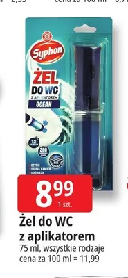 Żel do WC z aplikatorem Syphon promocja w Leclerc