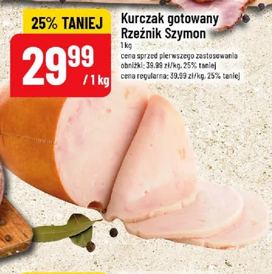 Kurczak gotowany Rzeźnik Szymon promocja w POLOmarket