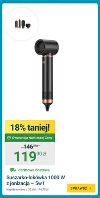 Suszarko-lokówka z jonizacją 5w1 promocja w ERLI