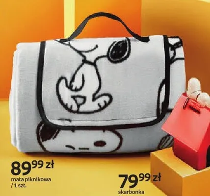 Mata piknikowa Snoopy promocja w Empik