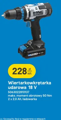 Wiertarkowkrętarka udarowa Mac Allister promocja w Castorama