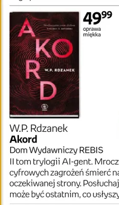 Książka Akord W.P. Rdzanek oprawa miękka promocja w Empik