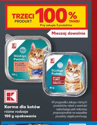 Karma dla kotów K-Classic promocja w Kaufland