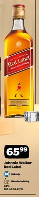 Whisky Johnnie Walker Red Label promocja w Netto