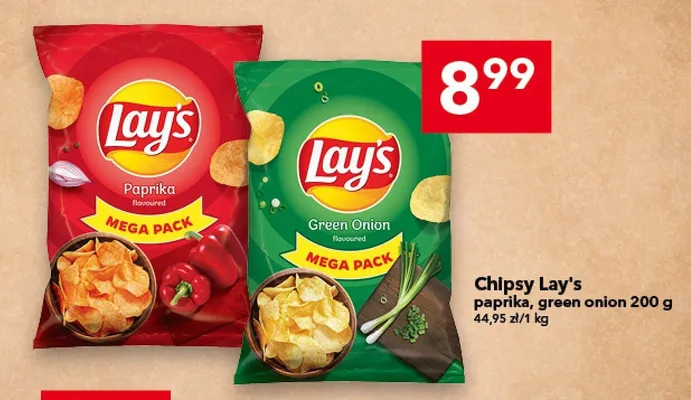 Chipsy green onion promocja w LEWIATAN