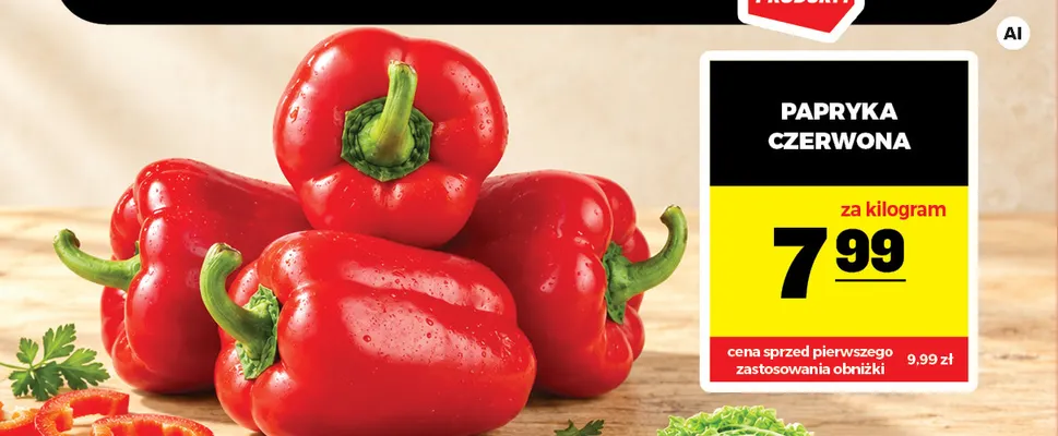 Papryka czerwona promocja w Gram Market