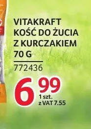 Kość do żucia z kurczakiem Vitakraft promocja w Selgros