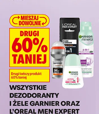 Dezodorant roll-on Garnier Mineral Action Control 72h promocja w Biedronka